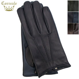 コレアーレグローブス 手袋 メンズ シープスキン ナッパレザー カシミア タッチパネル対応 グローブ Correale gloves CRM-6072 CRG