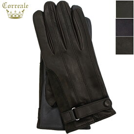 コレアーレグローブス 手袋 メンズ ラムレザー カシミヤ グローブ 手袋 タッチパネル対応 Correale gloves CRM-6079 CRG