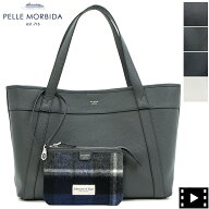 ペッレモルビダ バッグ ジョンストンズ オブ エルガン カシミヤポーチ付き レザートートバッグ PELLE MOR…