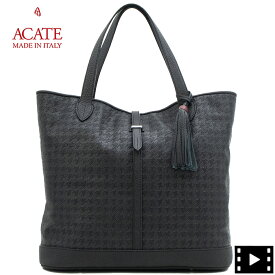 アカーテ バッグ PVC カーフレザー トートバッグ カウス2ファブリック ACATE KAUS2 FABRIC ACT BLACK