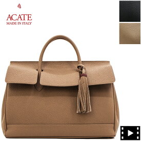 アカーテ バッグ カーフ シュリンクレザー フラップ ボストンバッグ オストロ2 SS ACATE OSTRO2-SS ACT