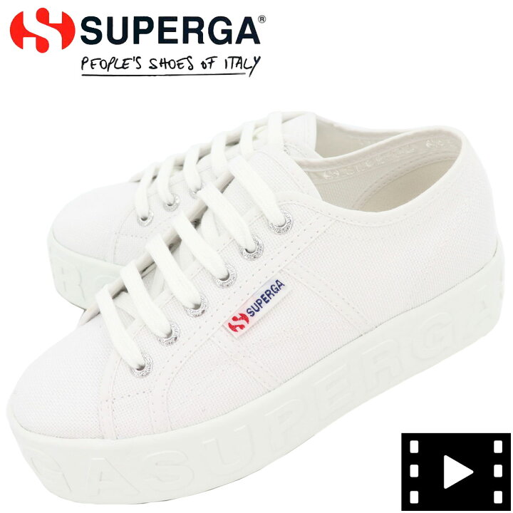 楽天市場 セール スペルガ スニーカー レディース Fantasia 3dロゴ 厚底スニーカー Superga 1s711w 2790 Cotw Lettering 3d White ホワイト 返品交換不可 Special Priceal ラグラグマーケット