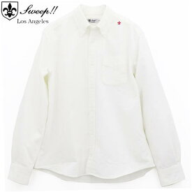 スウィープ ロサンゼルス シャツ メンズ COOLMAX ボタンダウンシャツ Sweep!! LosAngeles WHITE SL130012 SWP (ホワイト)