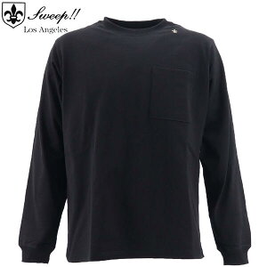 �X�E�B�[�v ���T���[���X ����T �����Y USA�R�b�g�� �N���[�l�b�N T�V���cUSA Sweep!! LosAngeles COTTON-T / SL150003 SWP BLACK�i�u���b�N�j