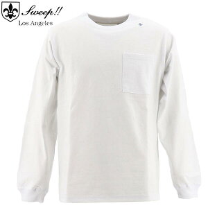 �X�E�B�[�v ���T���[���X ����T �����Y USA�R�b�g�� �N���[�l�b�N T�V���cUSA Sweep!! LosAngeles COTTON-T / SL150003 SWP WHITE�i�z���C�g�j