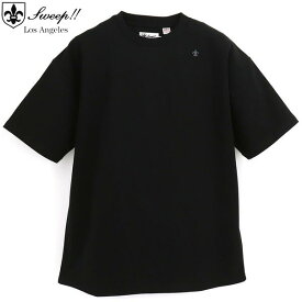 スウィープ ロサンゼルス Tシャツ メンズ 吸水速乾 クルーネック BIGシルエットTシャツ Sweep!! LosAngeles SL160005 SWP BLACK（ブラック）【送料込】