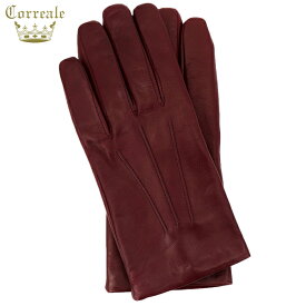 コレアーレグローブス Correale gloves メンズ シープスキン ナッパレザー カシミア グローブ 手袋 CRM-6001 CRG（ワイン）