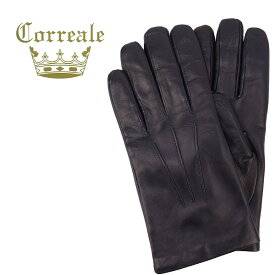 コレアーレグローブス 手袋 メンズ シープスキン ナッパレザー カシミアライニング グローブ Correale gloves CRM-6001（ネイビー）