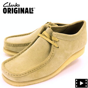 N[NX IWiY Y XG[h r[ CLARKS ORIGINALS WALLABEE 26155515 MAPLE SUEDEix[Wj