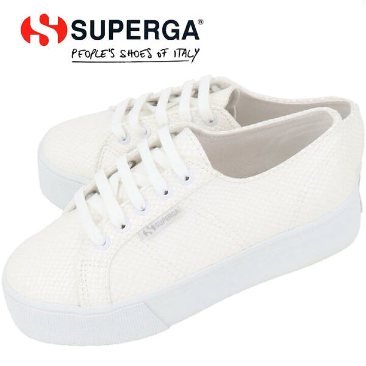 楽天市場 セール スペルガ スニーカー レディース Fantasia 厚底スニーカー Superga S1118jw 2790 Synleavippermattw White901 ホワイト 返品交換不可 Special Priceal ラグラグマーケット