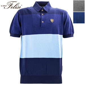 �y�Z�[�� ���z�ȉ��z�t�F���[�W�S���t �E�F�A �����Y �X�g���C�v�j�b�g�|�� Felisi GOLF MS STRIPE KNIT POLO FLG631M12 FLG�y�ԕi�����s�zspecial priceBM