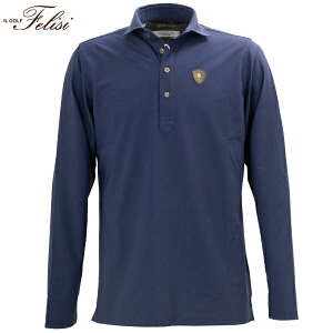 �y�Z�[�� ���z�ȉ��z�t�F���[�W�S���t �E�F�A �����Y ���� �|���V���c Felisi GOLF MS CANCLINI LS WC SHIRT FLG64M002 FLG 076 NAVY�y�ԕi�����s�z special priceBM