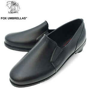 【セール 半額以下】フォックスアンブレラズ スニーカー メンズ レインシューズ スリッポン ドレス FOX UMBRELLAS 05M MENS Slip On Dress FOX BLACK【返品交換不可】 YOUTUBE_47 special priceBM