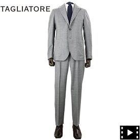 タリアトーレ スーツ メンズ SUPER 110's ヴァージンウール 2B シングルセットアップ スーツ TAGLIATORE A-DAKAR22K14 TLT 180019 G5095