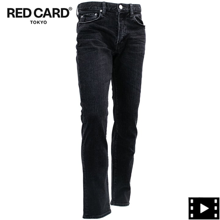 美品✨【RED CARD】エディフィス別注☆Rhythm☆ストレッチデニム☆33 