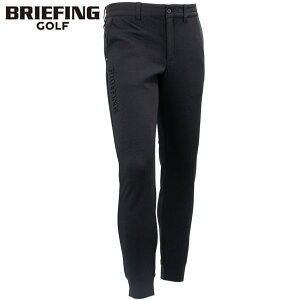 u[tBO St EFA Y EH[ 3DS WK[pc BRIEFING GOLF MS WARM 3D LOGO JOGGER PANTS BRG253M39 BRG 010 BLACK