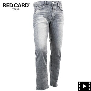 ���b�h�J�[�h �g�[�L���[ �f�j�� �����Y �X�g���b�` �X�����e�[�p�[�h ���Y�� RED CARD TOKYO Rhythm RED Kita Vintage Lt.Grey