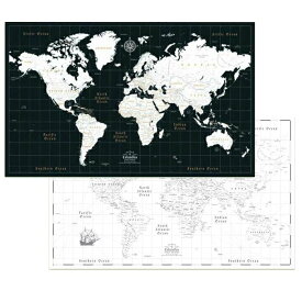 世界地図ポスター インテリア 世界地図 ポスター 700×435mm 地図 1000円以下 塗り絵 韓国インテリア モノクロ レトロ 英字 ウォールアート ミニマルマップ おしゃれ 英語 学習 アート リビング学習 プレゼント ギフト ヴィンテージマップ インテリア地図 壁飾り 教育 勉強