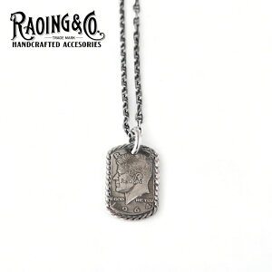 RAOING ���[�C���O�yHalf Dollar ID Pendant ��Kennedy��z�n�[�t�_���[ID�y���_���g �P�l�f�B �n���h���C�h �V���o�[ SILVER900/925