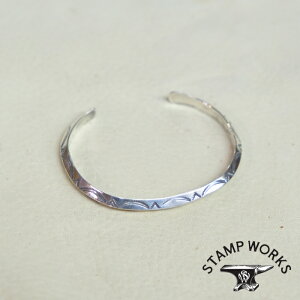 STAMP WORKS X^v[NXySWB-001zyTriangle Bangle Slim 1zgCAOoOX ANZT[ SILVER925 nhCh