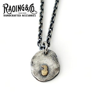 RAOING [COyK18×SV925 Eagle Head PendantzC[Owbhy_g nhCh Vo[ SILVER925 18 K18