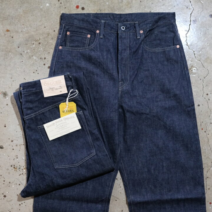 楽天市場】ORGUEIL オルゲイユ【OR-102】【Tailor Jeans Wide Straight 