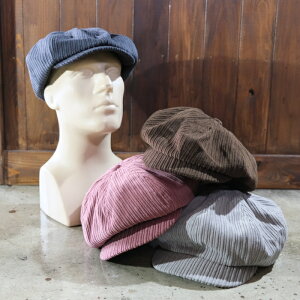 BLUCO �u���R�y155-61-039�z�yCORDUROY NEWSBOY CAP�z�R�[�f�����C�j���[�X�{�[�C�L���b�v �L���X�P�b�g �X�q