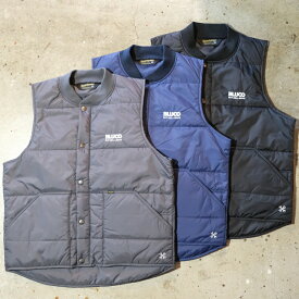 BLUCO(ブルコ)【1359】【RIB VEST】リブベストPRIMALOFT内蔵 キルティングベスト 高密度軽量ナイロン