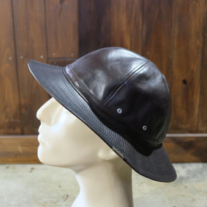 楽天市場】Mr.FATMAN ミスターファットマン【LEATHER FATIGUE HAT 