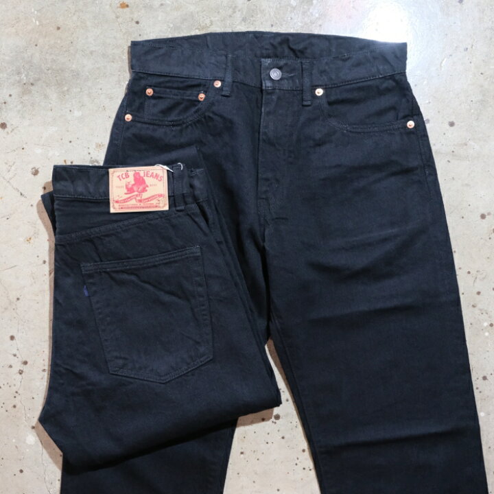 楽天市場】TCB jeans ティーシービージーンズ【505 BKBK】テーパード 