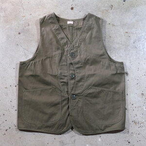 TCB jeans �e�B�[�V�[�r�[�W�[���Y�yHuntsman Vest�z��Neppy Green Herringbone��n���e�B���O�x�X�g 30�`40�N�� �w�����{�[�� COTTON100�� ���{��