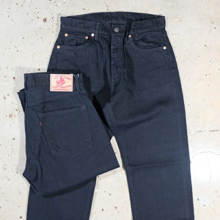 楽天市場】TCB jeans ティーシービージーンズ【505 BKBK】テーパード 