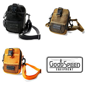 GOODSPEED equipment グッドスピードイクイップメント 【GSE-wfr-NB-GPB06】【Mini Multi Shoulder Bag】ナイロンミニマルチショルダーバッグ PVC加工 EVILACT