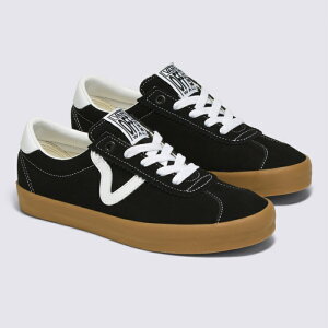 VANS バンズ【Sport Low】≪BLACK/GUM≫スポーツロー スニーカー ガムソール