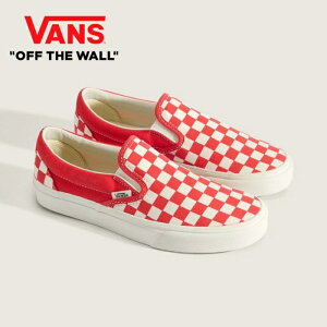 VANS �o���Y�yCLASSIC SLIP-ON�z��Tomato��N���V�b�N�X���b�|�� �X�j�[�J�[ �X�G�[�h �L�����o�X