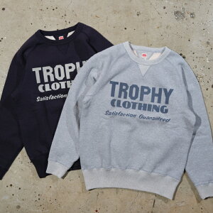 TROPHY CLOTHING gtB[N[WOyTR24AW-205zyBlock Logo Freedom Sleeve SweatshirtzubNSt[_X[uXEFbgVc {