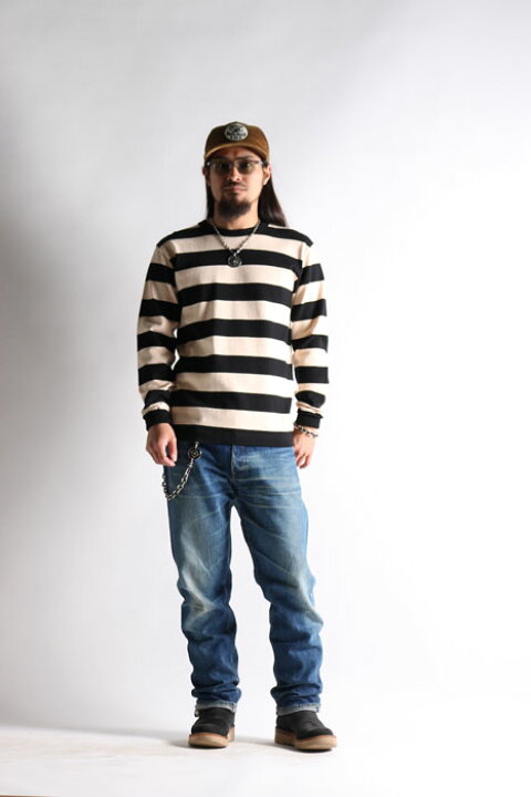 楽天市場】WESTRIDE ウエストライド【HEAVY BORDER LONG TEE】ヘヴィー 