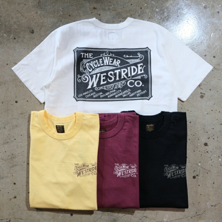 楽天市場】WESTRIDE ウエストライド【PT.TEE.25-01】プリントTシャツ 