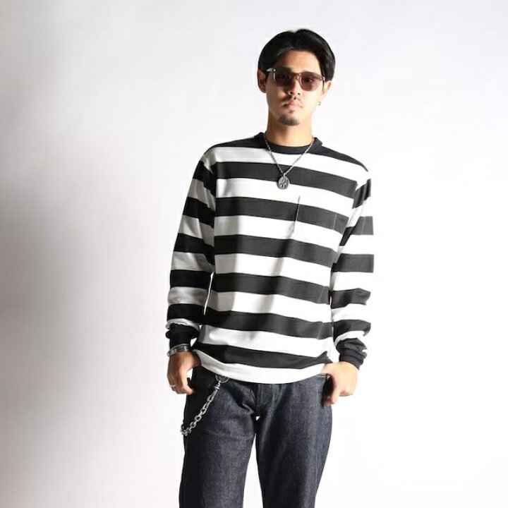 楽天市場】WESTRIDE ウエストライド【POWER DRY BORDER LONG TEE 