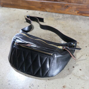Y'2 LEATHER ���C�c�[���U�[ �yBG-09�z�yHORSE HIDE WAIST BAG�z��BLACK��z�[�X�n�C�h�E�G�X�g�o�b�O �n�v ���{��
