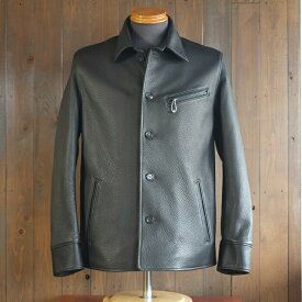 送料無料！Y'2 LEATHER(ワイツーレザー）LAHAINA別注【DC-77】【DEER SKIN CAR COAT】≪ディアスキン≫ カーコート レザーハーフコート レザージャケット 革ジャンMADE IN JAPAN