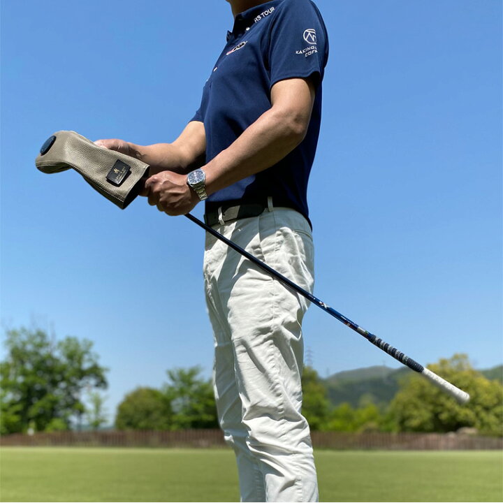 楽天市場 ラヘラ公式ショップ 楽天1位 Lahella Golf ラヘラゴルフ 本革 リバーシブルヘッドカバー Fw フェアウェイ用 日本製 牛革 イタリアンレザー 撥水 ナイロン 高級 かっこいい おしゃれ ネイビー 紺 ブラック 黒 ホワイト 白 ゴルフ ギフト Even掲載 L 529