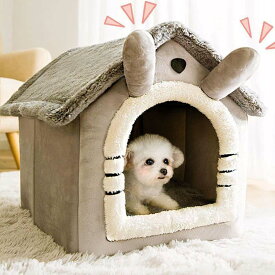 ペットハウス 犬用ベッド 室内用 春夏秋冬対応 滑り止め お手入れ簡単 保温防寒 おしゃれ ペットクッション 耐噛み 肌触り良い ドッグ寝