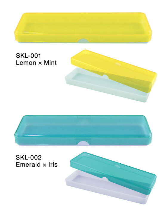 楽天市場 Sklo スクロ ペンケース 透明色 乳白色 クリア プラスチック デスクトレイ 収納 かわいい おしゃれ Matoka マトカ Drc Laikle