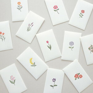 \P2倍+クーポン/mois et fleurs モワ・エ・フルール ぽち袋|ポチ袋 お年玉 お正月 お祝い 誕生日 金封 封筒 おしゃれ かわいい ミモザ|MATOKA マトカ