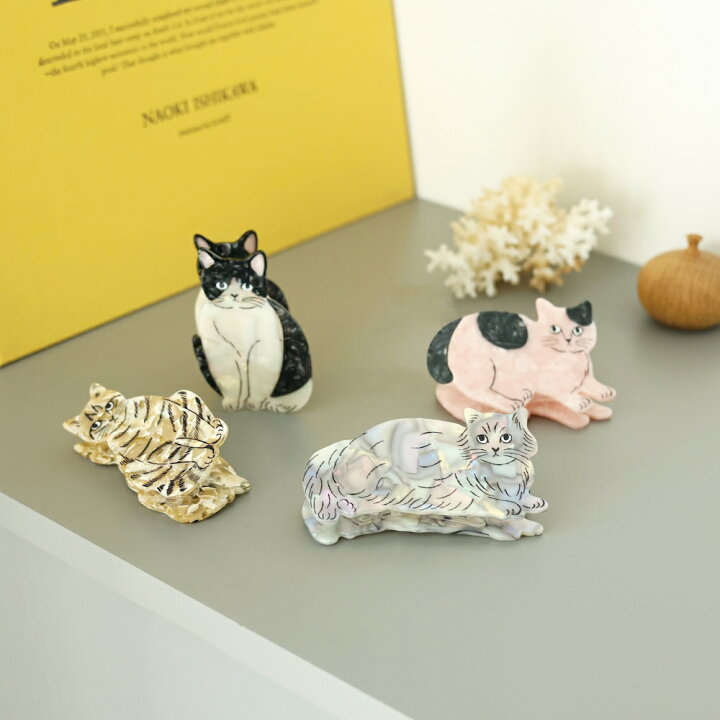 楽天市場】＼P2倍＋クーポン／松尾ミユキ Cat Hair Clip｜ヘアクリップ 