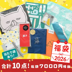 【残りわずか！】数量限定 2026年度 エルコミューン ステーショナリー福袋 10点セット｜文具 ラッキーバッグ ハッピーバッグ 手帳 ペン ペンケース ステッカー シール ノート レターセット ハンカチ タオル ブックカバー プレゼント ギフト マトカ MATOKA