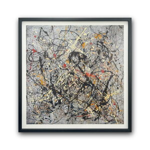 �yRaffinart�z�W���N�\���E�|���b�N�uNumber 18,1950�v�m700mm × 700mm�n�bJackson Pollock �A�[�g�|�X�^�[ �t���[���Z�b�g �G�� �z�� �z�����y�󒍐��Y�i�z�y�����܂ł� ��7-10�c�Ɠ��z�y�uRaffinart�v�ȊO