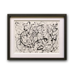 �yRaffinart�z�W���N�\���E�|���b�N�uNumber 14�v�m380mm × 305mm�n�bJackson Pollock �A�[�g�|�X�^�[ �t���[���Z�b�g �G�� �z�� �z�����y�󒍐��Y�i�z�y�����܂ł� ��7-10�c�Ɠ��z�y�uRaffinart�v�ȊO�̏�