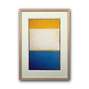 �yRaffinart�z �A�[�g�t���[�� �}�[�N�E���X�R�uYellow, White, Blue Over Yellow on Gray, 1954�v�m425mm × 590mm�n�bMark Rothko �A�[�g�|�X�^�[ �t���[���Z�b�g �G�� �z�� �z�����y�󒍐��Y�i�z�y�����܂ł� ��7